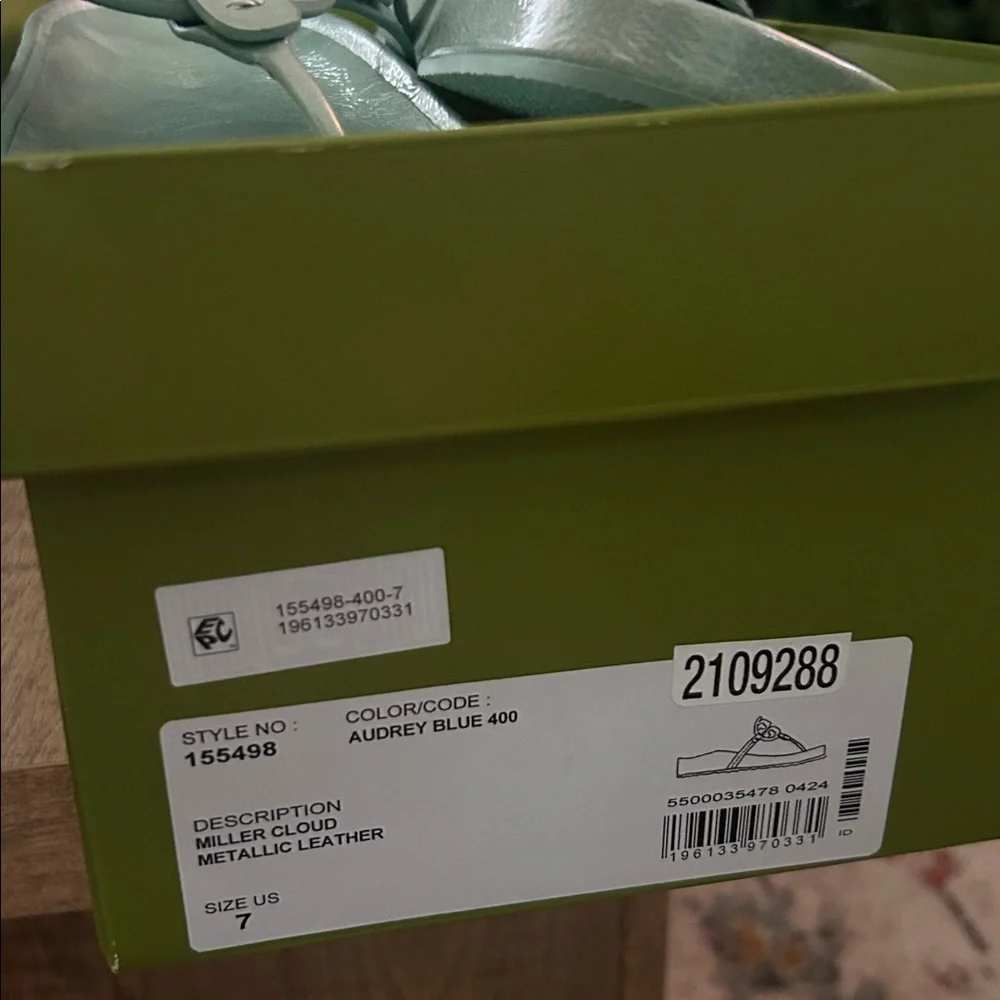 NWOB Tory Burch Mint Green Women's Sandals